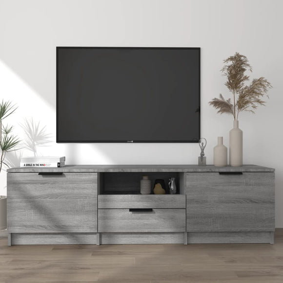 NNEVL TV Cabinet Grey Sonoma 140x35x40 cm Engineered Wood