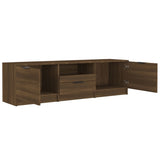 NNEVL TV Cabinet Brown Oak 140x35x40 cm Engineered Wood
