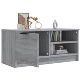 NNEVL TV Cabinet Grey Sonoma 80x35x36.5 cm Engineered Wood