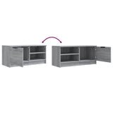 NNEVL TV Cabinet Grey Sonoma 80x35x36.5 cm Engineered Wood
