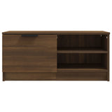 NNEVL TV Cabinet Brown Oak 80x35x36.5 cm Engineered Wood