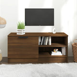 NNEVL TV Cabinet Brown Oak 80x35x36.5 cm Engineered Wood