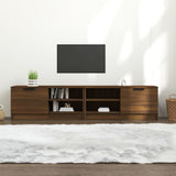 NNEVL TV Cabinets 2 pcs Brown Oak 80x35x36.5 cm Engineered Wood