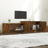 NNEVL TV Cabinet Smoked Oak 158.5x36x45 cm Engineered Wood