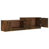 NNEVL TV Cabinet Smoked Oak 158.5x36x45 cm Engineered Wood