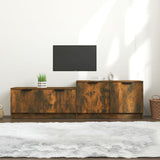 NNEVL TV Cabinet Smoked Oak 158.5x36x45 cm Engineered Wood