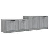 NNEVL TV Cabinet Grey Sonoma 158.5x36x45 cm Engineered Wood