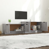 NNEVL TV Cabinet Grey Sonoma 158.5x36x45 cm Engineered Wood