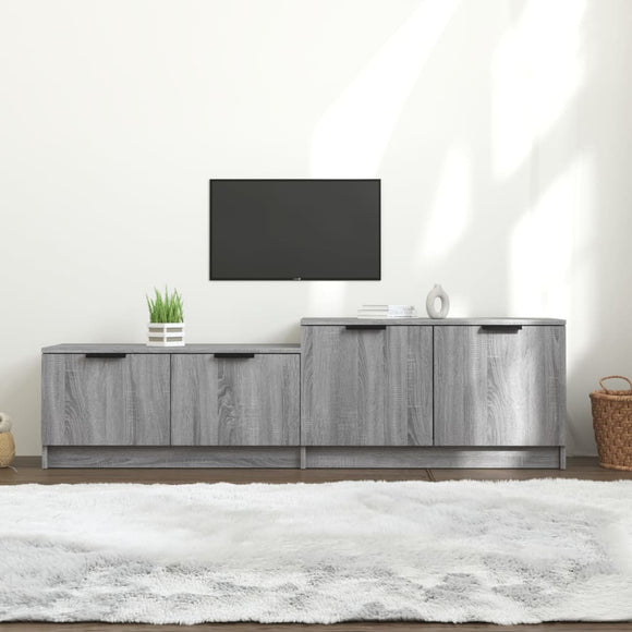 NNEVL TV Cabinet Grey Sonoma 158.5x36x45 cm Engineered Wood