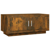 NNEVL Coffee Table Smoked Oak 102x50x45 cm Engineered Wood