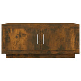 NNEVL Coffee Table Smoked Oak 102x50x45 cm Engineered Wood