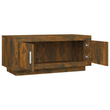 NNEVL Coffee Table Smoked Oak 102x50x45 cm Engineered Wood