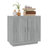 NNEVL Sideboard Grey Sonoma 80x40x75 cm Engineered Wood