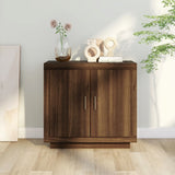 NNEVL Sideboard Brown Oak 80x40x75 cm Engineered Wood