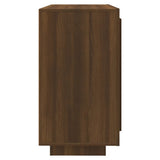 NNEVL Sideboard Brown Oak 80x40x75 cm Engineered Wood
