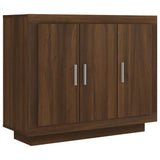 NNEVL Sideboard Brown Oak 92x35x75 cm Engineered Wood