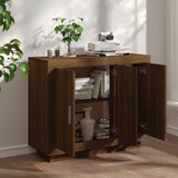 NNEVL Sideboard Brown Oak 92x35x75 cm Engineered Wood