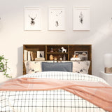 NNEVL Headboard Cabinet Smoked Oak 120x19x103.5 cm