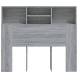 NNEVL Headboard Cabinet Grey Sonoma 120x19x103.5 cm