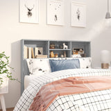NNEVL Headboard Cabinet Grey Sonoma 120x19x103.5 cm