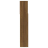 NNEVL Headboard Cabinet Brown Oak 120x19x103.5 cm