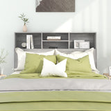NNEVL Headboard Cabinet Grey Sonoma 140x19x103.5 cm