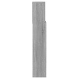 NNEVL Headboard Cabinet Grey Sonoma 140x19x103.5 cm