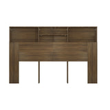 NNEVL Headboard Cabinet Brown Oak 160x19x103.5 cm