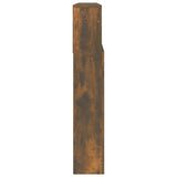 NNEVL Headboard Cabinet Smoked Oak 220x19x103.5 cm