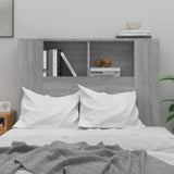 NNEVL Headboard Cabinet Grey Sonoma 100x18.5x104.5 cm