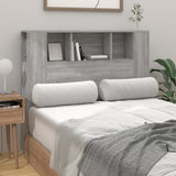 NNEVL Headboard Cabinet Grey Sonoma 120x18.5x104.5 cm