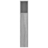 NNEVL Headboard Cabinet Grey Sonoma 140x18.5x104.5 cm