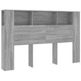 NNEVL Headboard Cabinet Grey Sonoma 160x18.5x104.5 cm