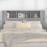 NNEVL Headboard Cabinet Grey Sonoma 160x18.5x104.5 cm