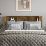 NNEVL Headboard Cabinet Smoked Oak 180x18.5x104.5 cm