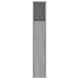 NNEVL Headboard Cabinet Grey Sonoma 200x18.5x104.5 cm