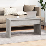 NNEVL Coffee Table Concrete Grey 102x50.5x52.5 cm Engineered Wood