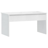 NNEVL Coffee Table High Gloss White 102x50.5x52.5 cm Engineered Wood