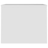 NNEVL Coffee Table White 80x50.5x41.5 cm Engineered Wood