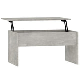 NNEVL Coffee Table Concrete Grey 80x50.5x41.5 cm Engineered Wood
