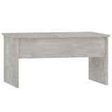 NNEVL Coffee Table Concrete Grey 80x50.5x41.5 cm Engineered Wood