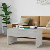 NNEVL Coffee Table Concrete Grey 80x50.5x41.5 cm Engineered Wood