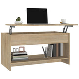 NNEVL Coffee Table Sonoma Oak 102x50x52.5 cm Engineered Wood