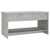 NNEVL Coffee Table Concrete Grey 102x50x52.5 cm Engineered Wood