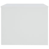 NNEVL Coffee Table White 80x50x40 cm Engineered Wood