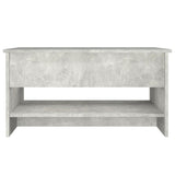NNEVL Coffee Table Concrete Grey 80x50x40 cm Engineered Wood