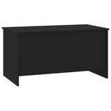 NNEVL Coffee Table Black 102x55.5x52.5 cm Engineered Wood