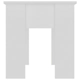 NNEVL Coffee Table White 101x49x52 cm Engineered Wood
