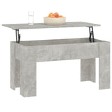 NNEVL Coffee Table Concrete Grey 101x49x52 cm Engineered Wood