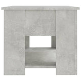 NNEVL Coffee Table Concrete Grey 79x49x41 cm Engineered Wood